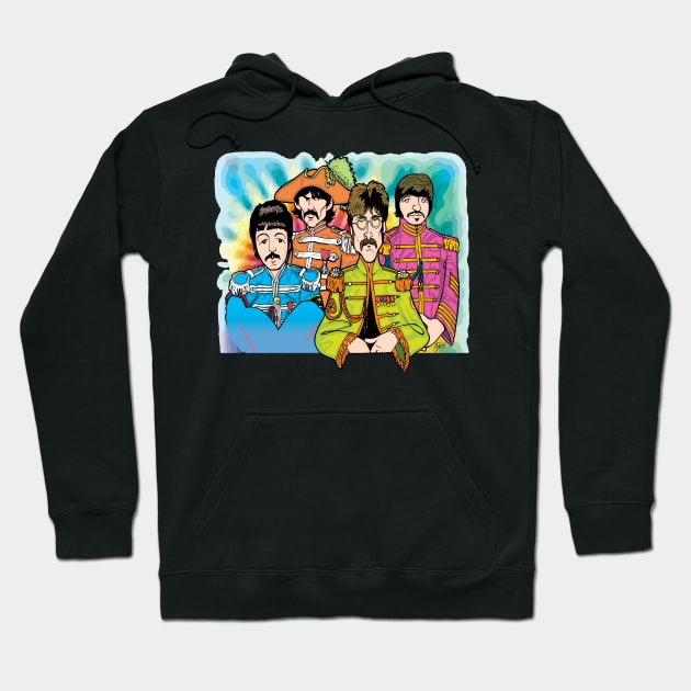 Beatles Sgt. Pepper Hoodie by Parisi Studios